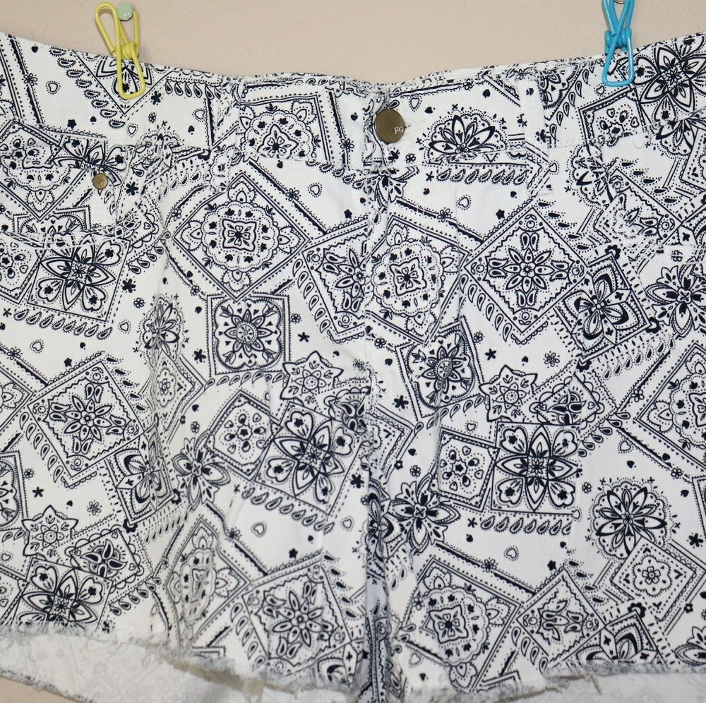 Plus Size Faded Glory Bandana Shorts